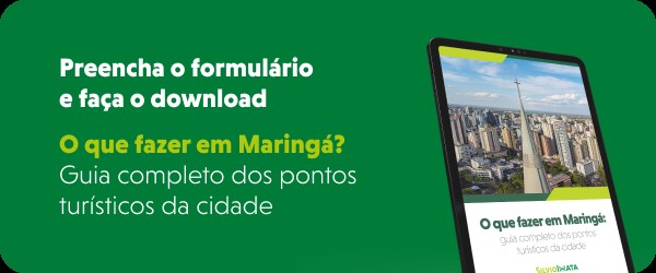 Banner para o ebook: o que fazer em Maringá